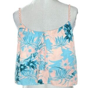 Lovers + Friends Floral Crop Top . Size Small